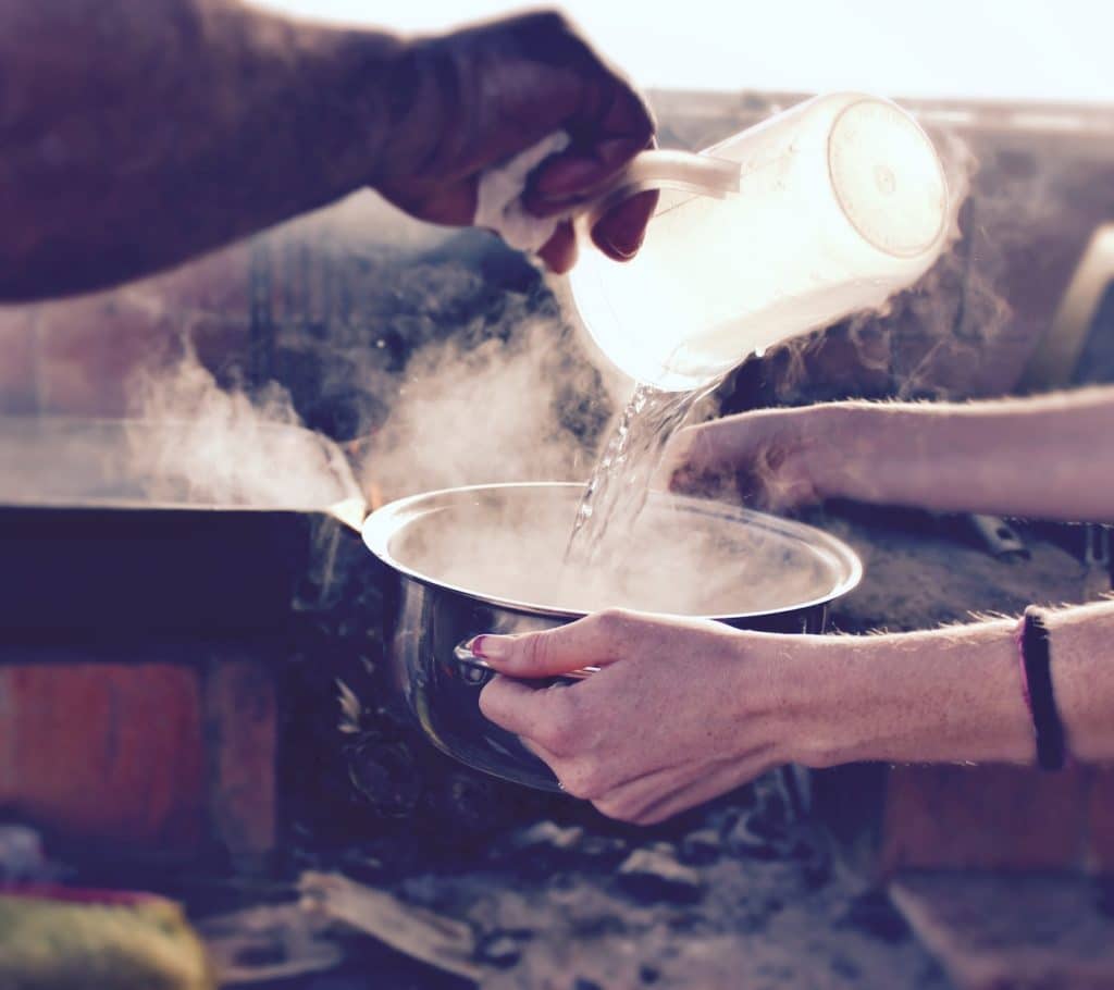 L'eau chaude a un effet sur la caféine