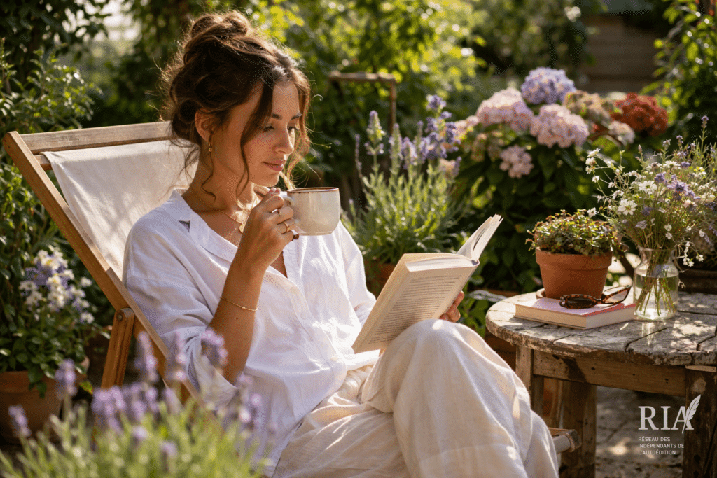 Boire un café et lire une romance